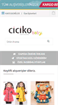Mobile Screenshot of cicikobaby.com